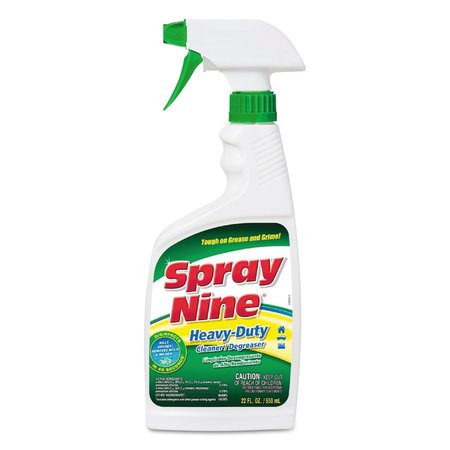 SPRAY NINE Cleaners & Detergents, Spray Bottle, Citrus, 12 PK 26825